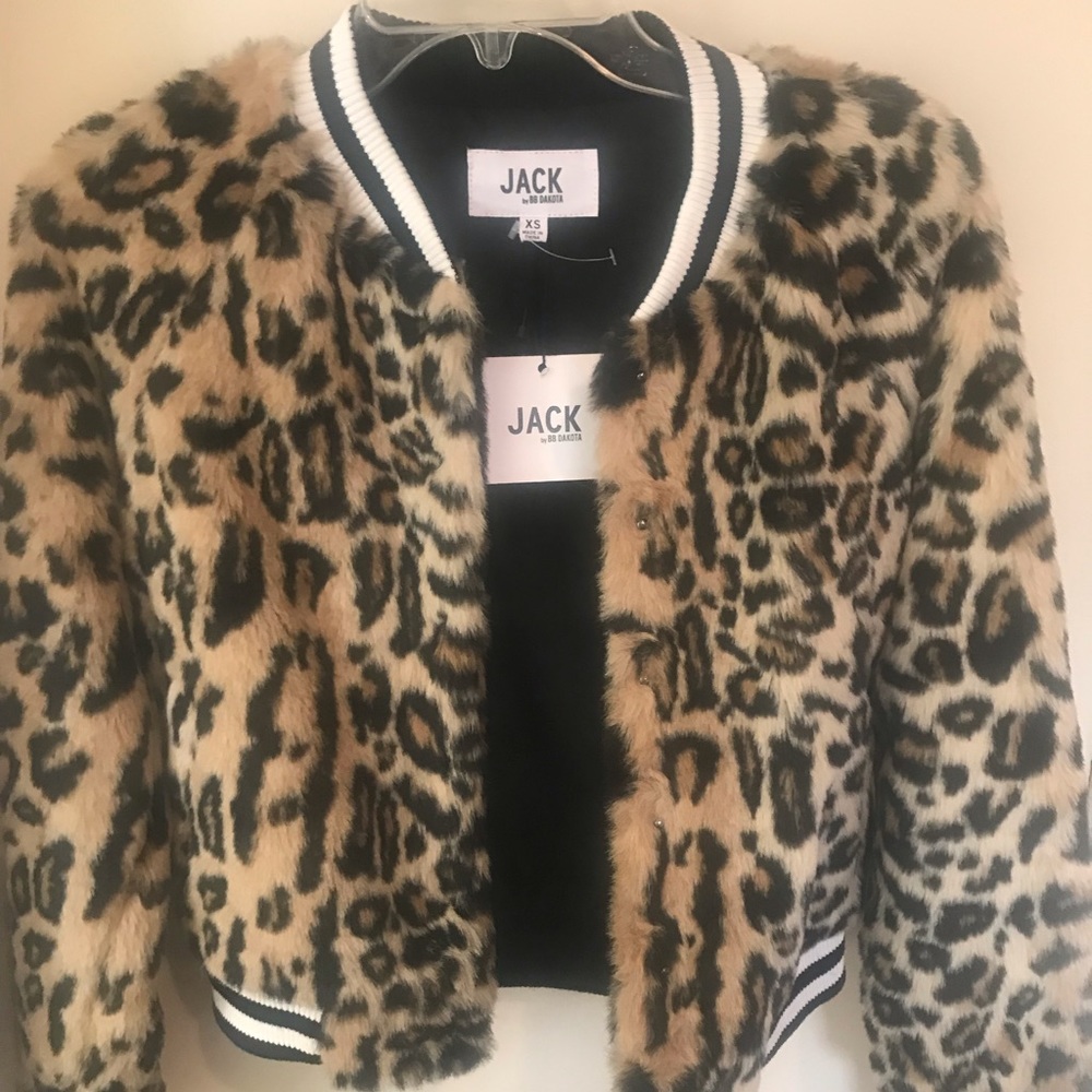 Jack by bb Dakota jacket leopard XS